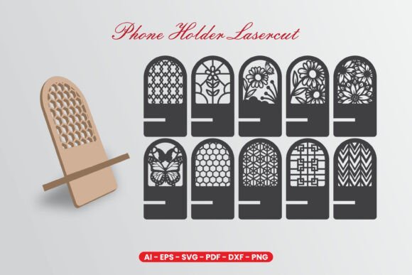 Soporte Decorativo Para Telefono Creativo Digital